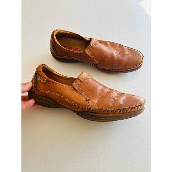 Pikolinos Mens Sz 40 San Telmo Calfskin‎ Leather Loafer Slip On Brandy Shoes main image 7
